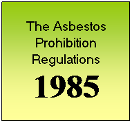 History of Asbestos Law & Regulations 12