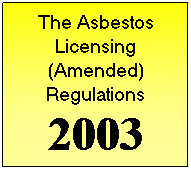 History of Asbestos Law & Regulations 25